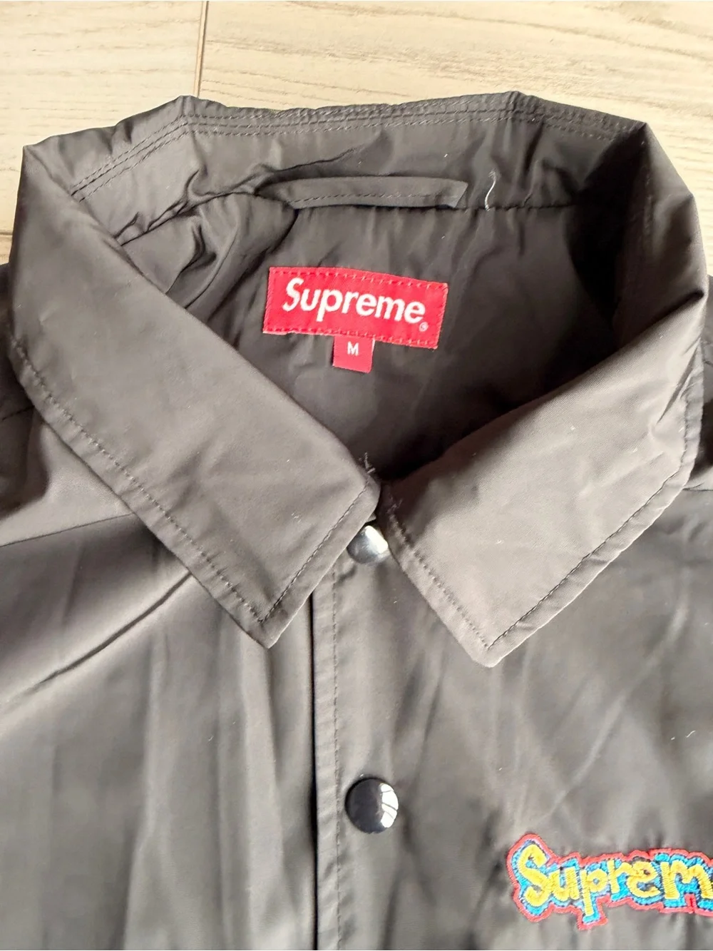 Supreme New York Gonz Logo Coaches Jacket - Medium